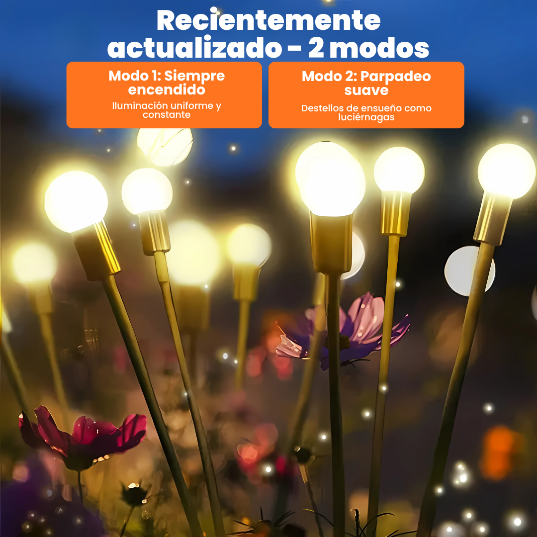 Luces panel Solar 5 Unidades